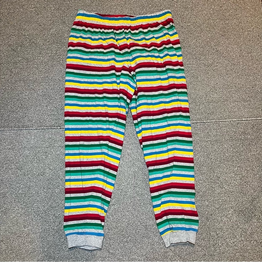 Disney Striped Pajama Pants Joggers Loungewear Women's Size Large